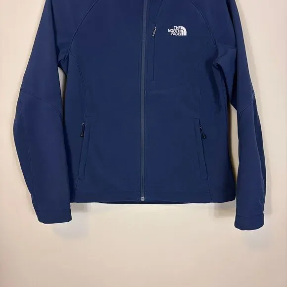 The North Face Blue Hardshell Zip Up Women's Jacket Medium - Picture 3 of 6